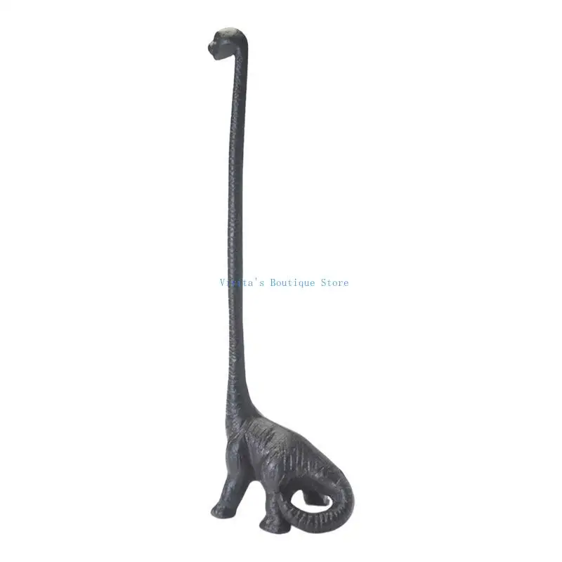 

M76D Functional Dinosaur Paper Towel Holder Vintage Farmhouses Kitchen Decors Stand