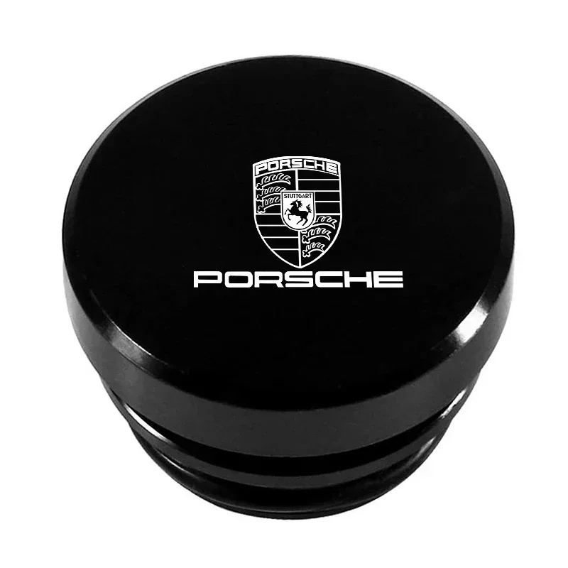 Tampa de botão de isqueiro de metal para carro, capa à prova de poeira, acessório de soquete para porsche 911 718 taycan panamera cayenne macan cayman