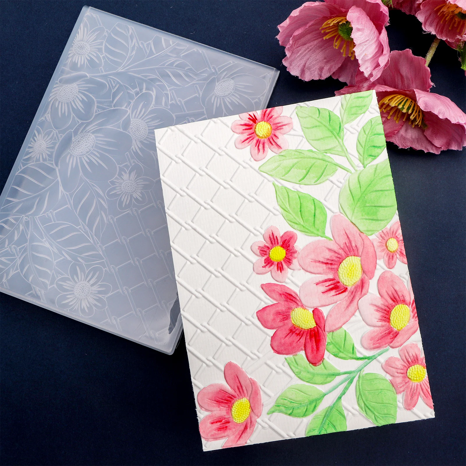 Arabesques und Rastermuster, 3D-Prägung, Ordner, Texturmuster, Hintergrund, DIY, Sammelalbum, dekorative Pappe, Basteln