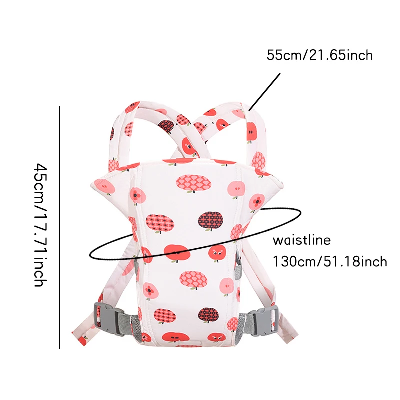 0-36 months baby carrier with breathable waist stool multifunctional newborn carrier labor-saving carrier conforms to ergonomics