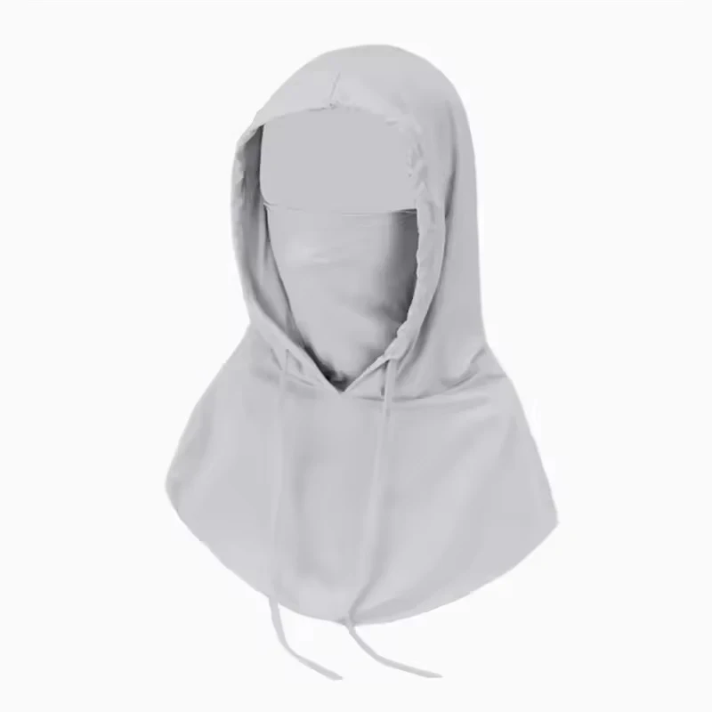 Sunscreen Mask, Hat, Integrated Neck Protection, Full Face UV Protection, Breathable Cycling, Men's and Women's Ice Silk Scarves