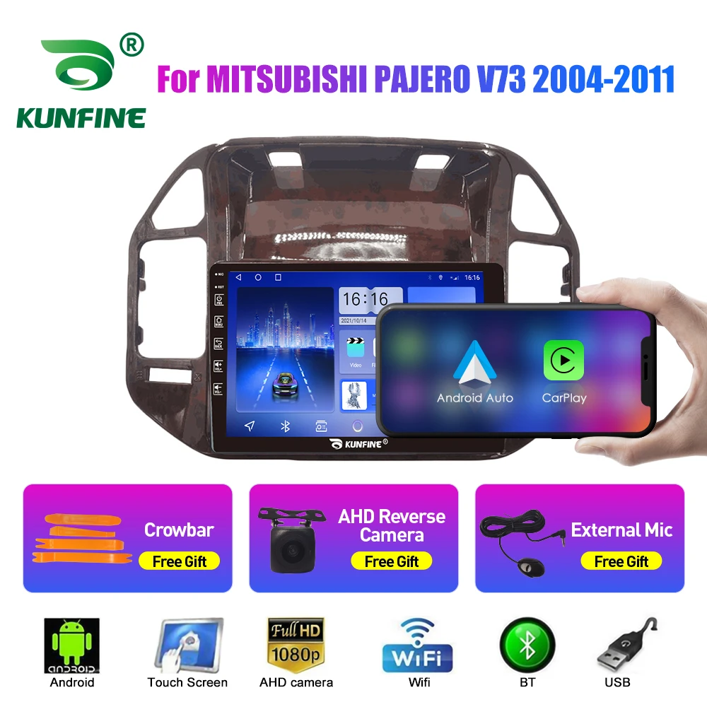 10.33 Inch Car Radio For MITSUBISHI PAJERO V73 2Din Android Octa Core Car Stereo DVD GPS Navigation Player QLED Screen Carplay
