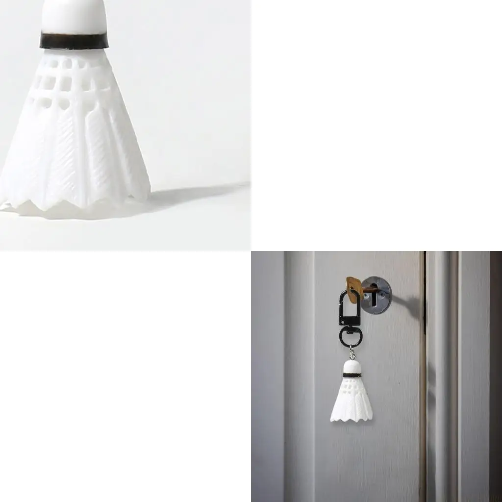 

M5TC Small Badminton Keychain Pendant Bag Pendant Charm Keychain Decoration Gift