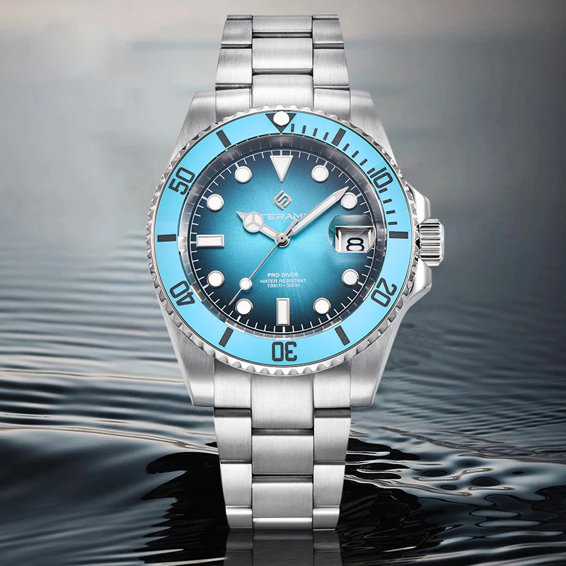 LIGE Brand TERAMI ​Top Brand Luxury Mechanical Man Watch Fashion Luminous Waterproof Watches for Men Automatic Date Wristwatches