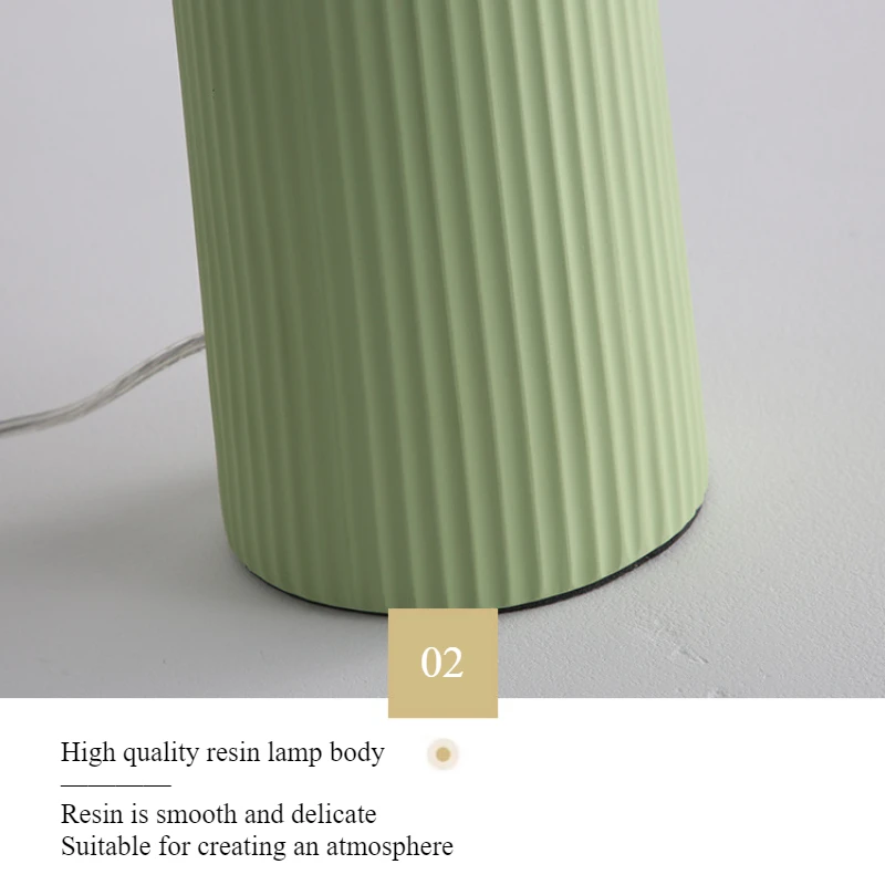 SANDYHA Nordic Table Lamps for Bedroom Bedside Lamp Cactus Design Glass Ball Led Light Dining Table Lighting Living Room Decor