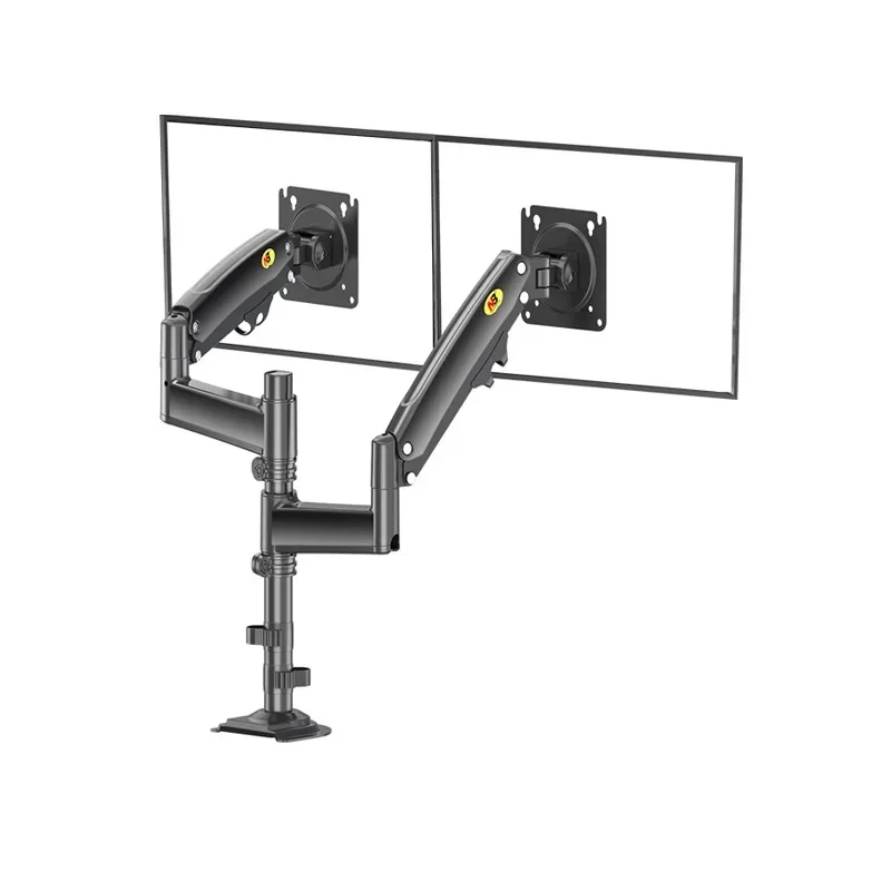 

Column Type Dual Screen Monitor Stand Rotating Desktop Lifting LCD Computer Display Base Mount H180