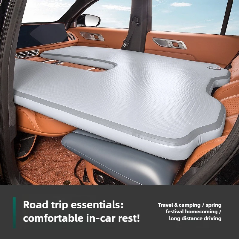 For DEEPAL S09 Brushed inflatable mattress sleeping pad car camping pad comfortable and soft interior accessories
