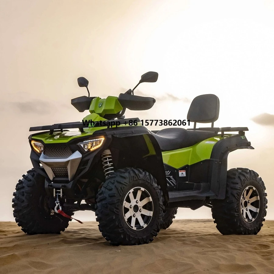 2025 New LIthium Battery Powered 5000W Motor Off Road Automatic 4WD Quad Bike Adult 4x4  ATV Electric with EEC EPA