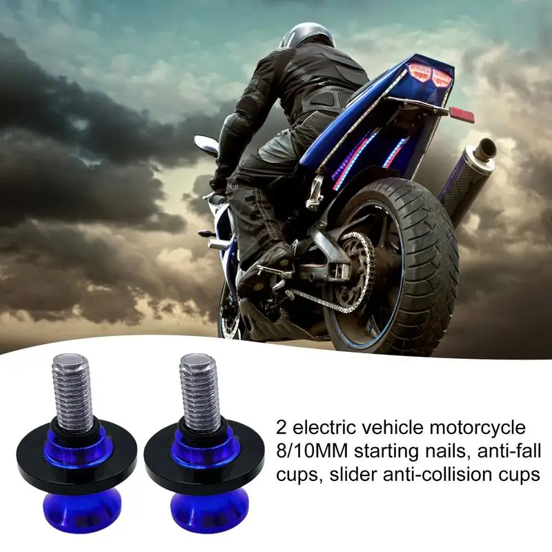 Front Fork Cup Pedal Anti-Fall Fall Arrestor Damping Aluminum Alloy Anti-Fall Fall Arrestor Damping Motorcycle Crash Accessories