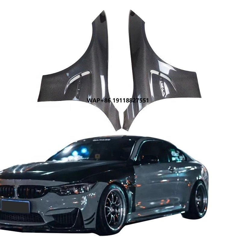 

Customized OEM Style Car Front Side Carbon Fiber Fenders for F80 M3 F82 M4 2015 2016 2017 2018 Carbon Fender Bodykit Upgrade