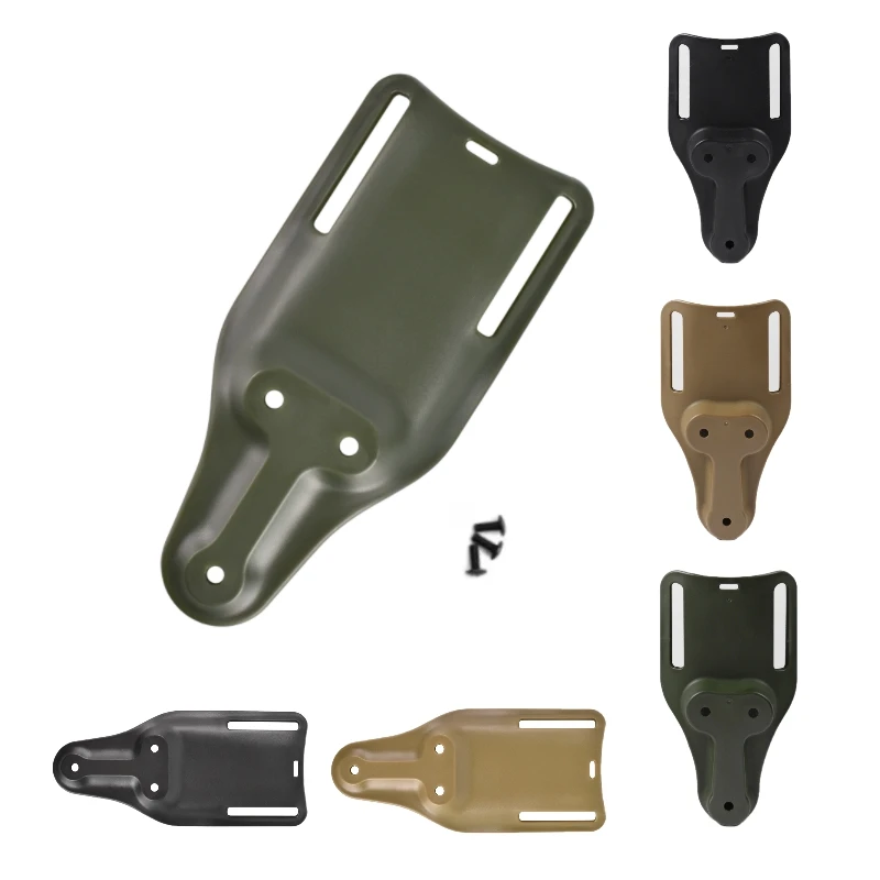 Tactical Drop Leg Pistol Holster Platform Universal Gun Holster Low Ride Adapter Base Thigh Strap for Hunting