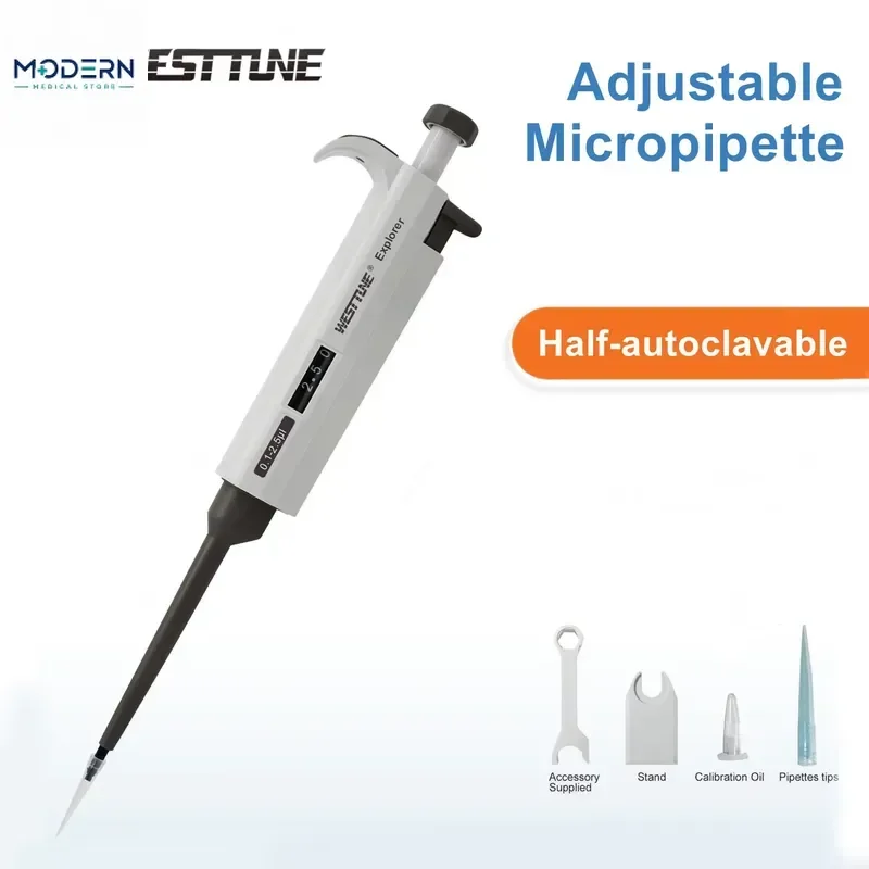 2026 New, High Quality, WESTTUNE Adjustable Single Channel Digital Micropipette High Accuracy Variable Volume Lab Pipette for