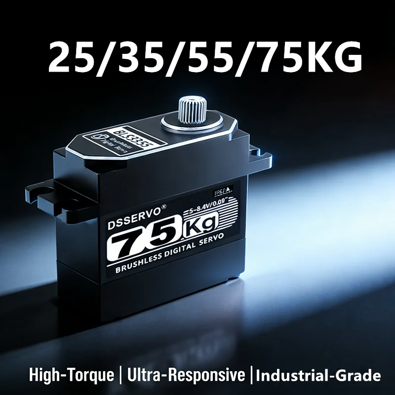 

DsservoBLS3325/35/55/75 Black Waterproof All-Metal Brushless Digital Servo Motor, For Toy Car Accessories.
