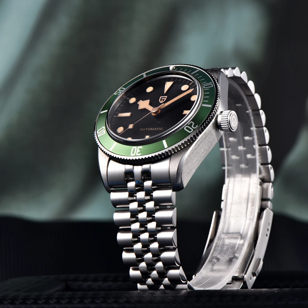 2025 جديد PAGANI DESIGN BB58 اليوبيل سوار ساعات رجالية فاخرة ساعة أوتوماتيكية الرجال NH35 الياقوت الزجاج ساعة اليد الميكانيكية