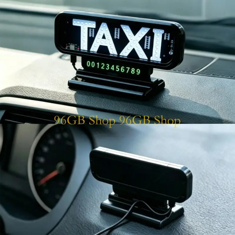 96GB Dashboard Display Light for Car Service and Ride Share