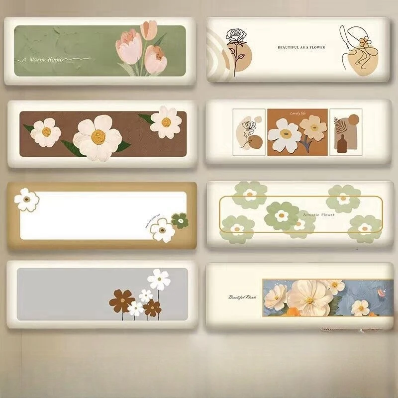 

Крышка настенного кондиционера для внутреннего использования, декоративная вытяжка, пыленепроницаемая, ландшафтное крепление, дерево, животное, цветок