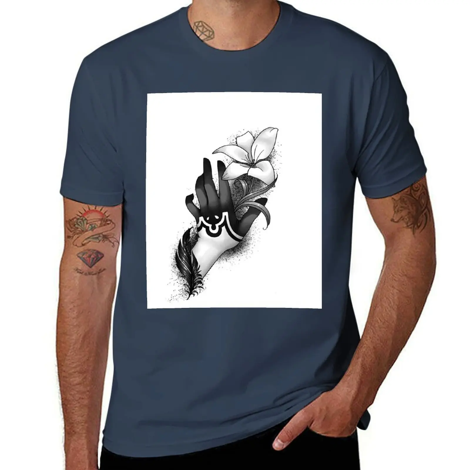 

2B's arm and a Lunar Tear T-Shirt Outdoor Work Short Sleeve Top