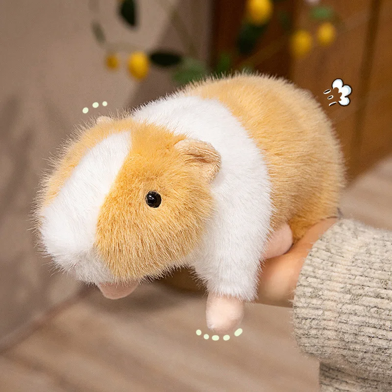 

15/20cm Hot Plush Stuffed Doll Cute Hairy Guinea Pig Plush Kawaii Animal Toy Children'S Birthday Gift Capybara Doll Kids Toys