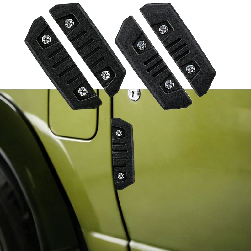 2Pcs Universal Car Door Edge Protector Strip Self-adhesive Anti-collision Guard Trim Sticker For Truck SUV RV