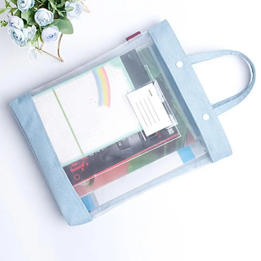 Деформирующийся органайзер для файлов, органайзер, портативный прозрачный органайзер для хранения документов, прочная сумка для файлов