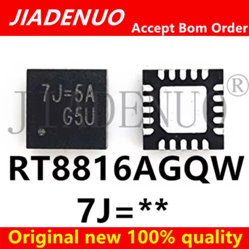 (2-5pcs)100% New RT8816A RT8816AGQW For Code : 7J=.. QFN-20 Chipset