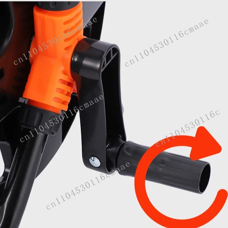 Deep digging car wash water pipe storage rack, which can wrap 20 meters around the pipe coil water pipe rack