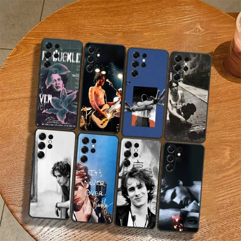 J-Jeff B-Buckley Phone Case For Samsung S20,21,22,23,24,25 Ultra,Plus,Lite,FE,Black Soft Case