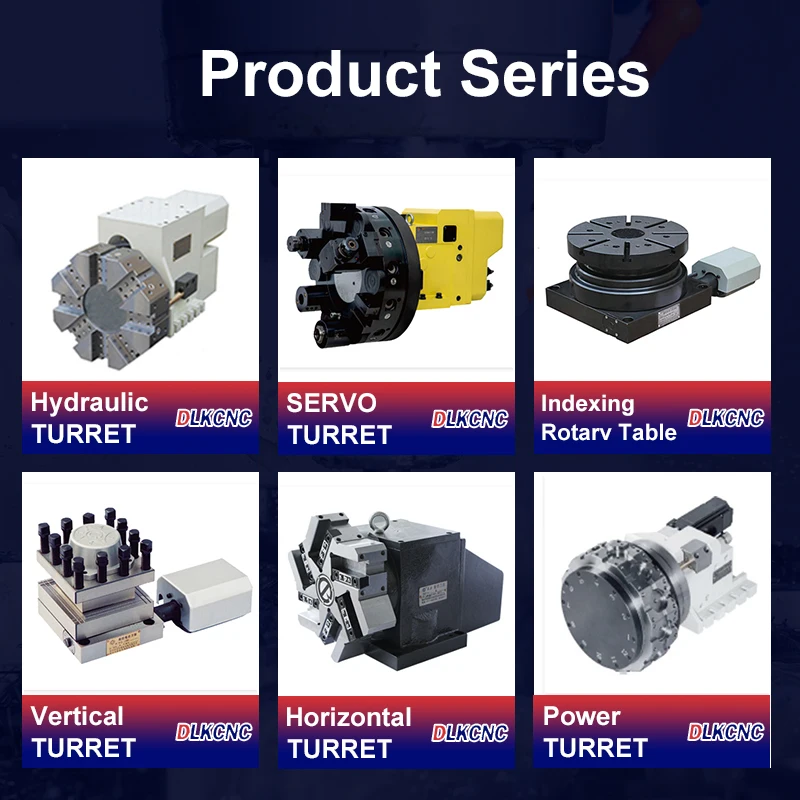 New 4-Position CNC Vertical Turret HAK21162 HAK21170 LD4-6132 with Bearing for Milling Cutter Application