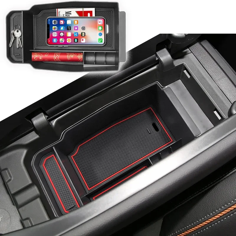 

Органайзер для центральной консоли, совместимый с 2023, CX-50, аксессуары для интерьера, подлокотник, вставный лоток, вторичный ящик для хранения для Mazda CX50