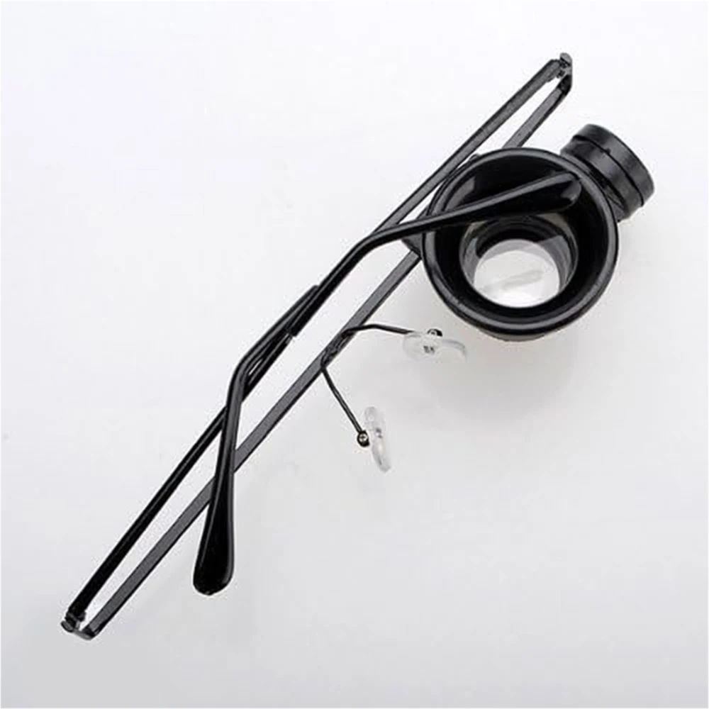 Imagem -02 - Cabeça Relojoeiro Lupa com Luz Joalheiro Lupa Professional Ver Repair Tools Headband Led Magnifier 20x