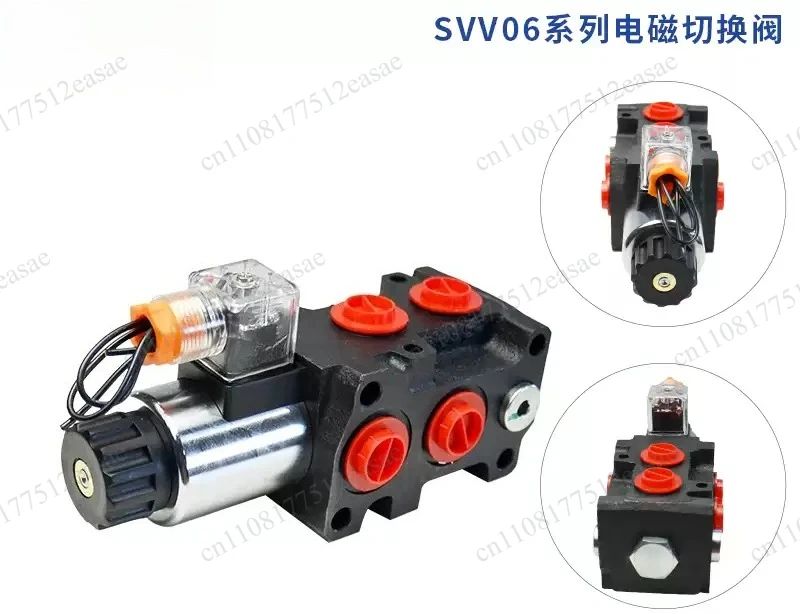 Hydraulic SVV06 Series Multi-way Valve Solenoid Diverter Control Valve Complete Specifications for Industrial Use