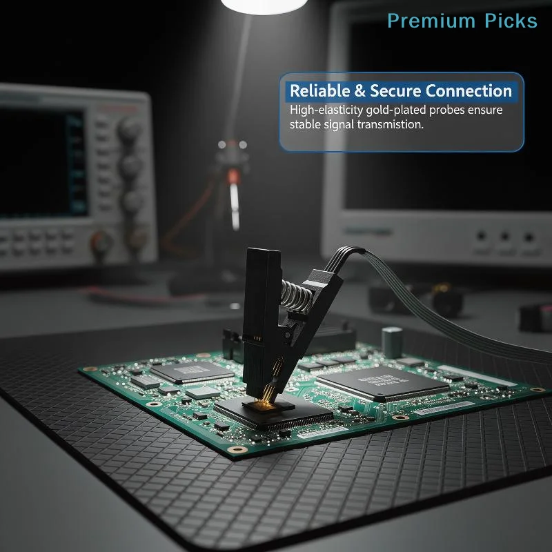 portableCH341A 24 25 Series EEPROM Flash BIOS USB Programmer Module + SOIC8 SOP8 Test Clip For EEPROM 93CXX / 25CXX / 24CXX