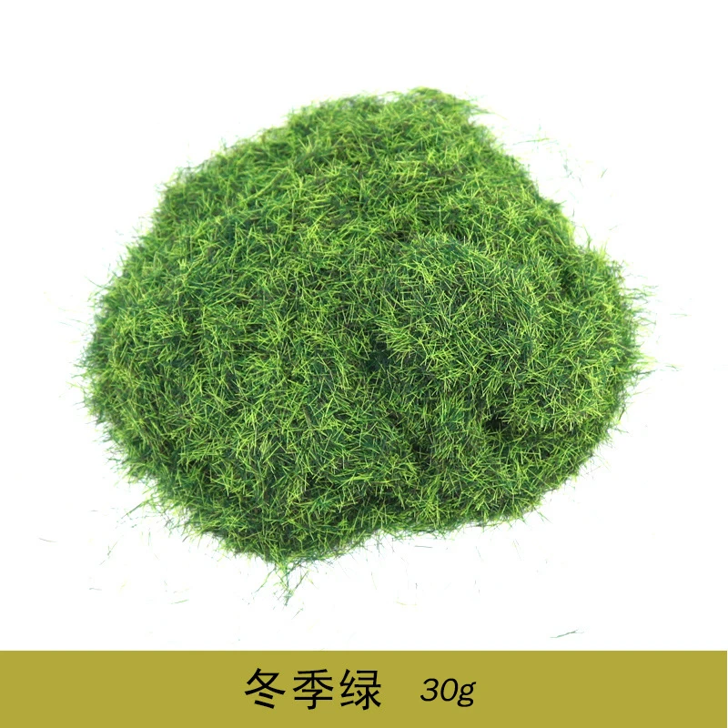 30G Simulation Turf Lawn DIY Materials 5MM Grass Powder Sand Table Model Landscape Outdoor Scene Layout