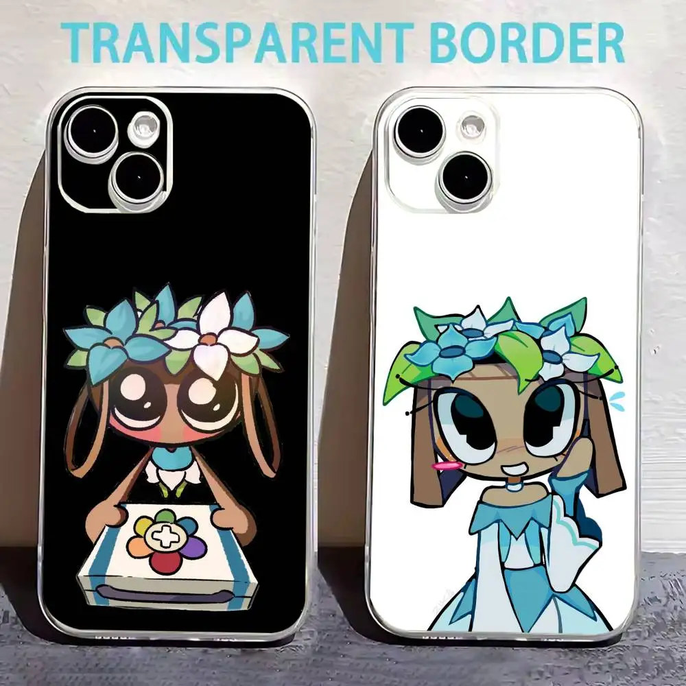 

B-Bassie Phone Case For iPhone17,16,15,14,13,12,11 Plus,Pro Max Soft Transparent Cover