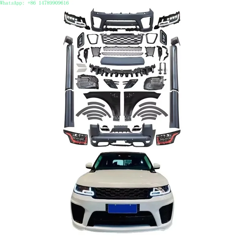 

2014-2017 Car Modification Upgrade 2022 SVR Front Mudguard Fog Light Rear Taillight Bolt-On Body Kit For SportBody Kit Full Bod