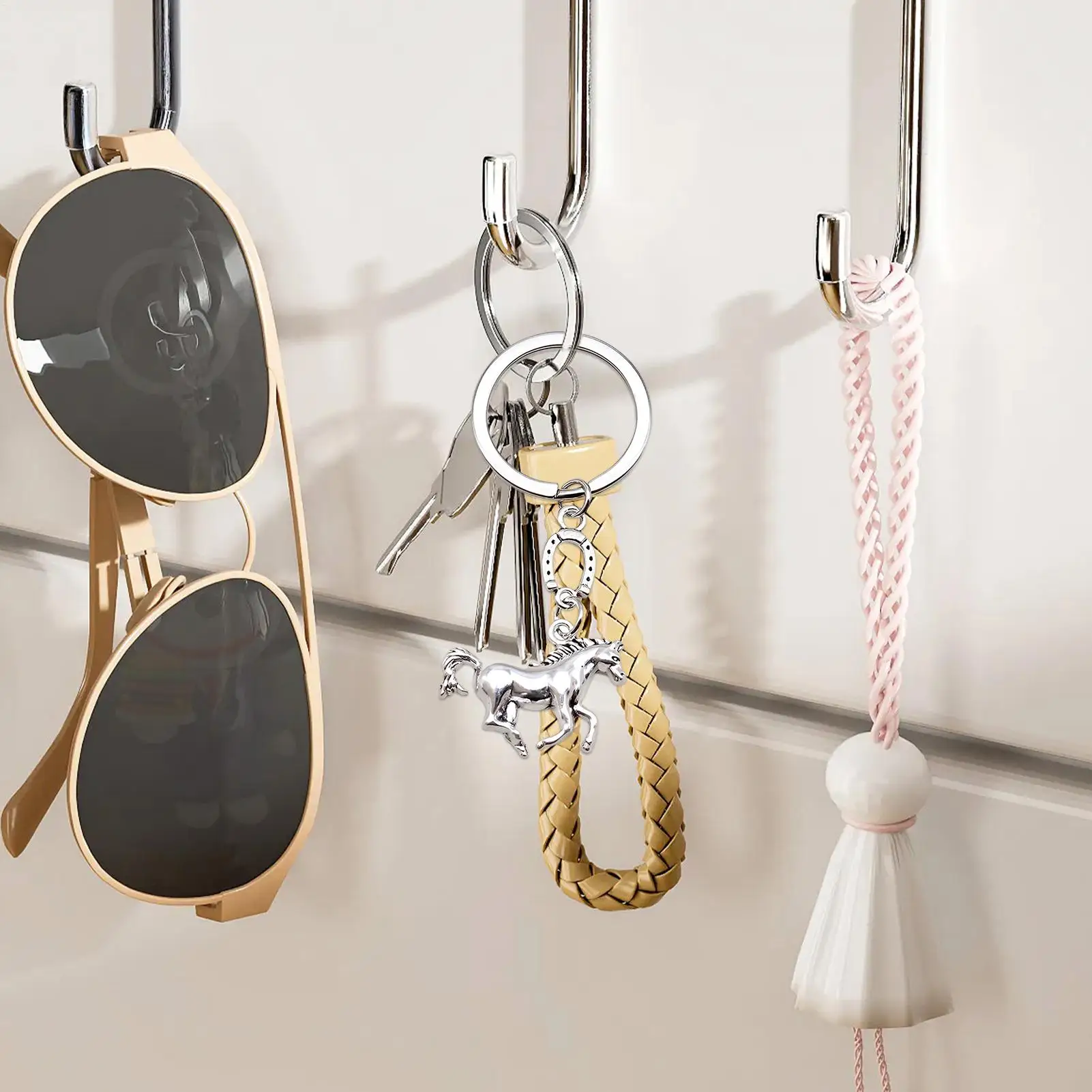 Cowboy Keychain Fashion Zinc Alloy Cute Decorative Charm Horse Bag Charm For Bag Home House Indoor Outdoor Desk Table School