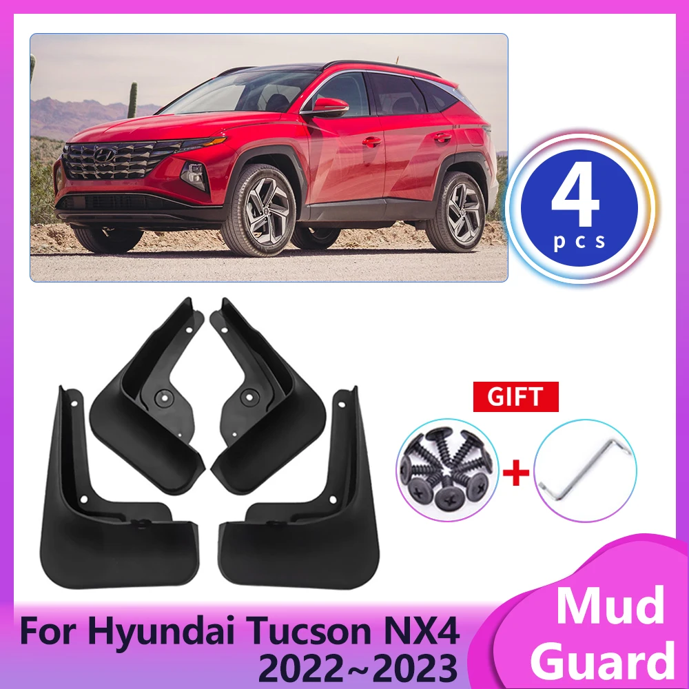 

Car Mudguards for Hyundai Tucson NX4 2022 2023 Front Rear Fenders Flare Mud Flap Wheels Protector Splash Guard Covers Accessorie