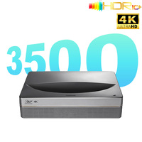 3500ANSI Lumens Changhong D6MAX Short Throw laser projector 4K Ultra 130% BT.709 3D Built-in 10W*2 Speakers Smart home cinema