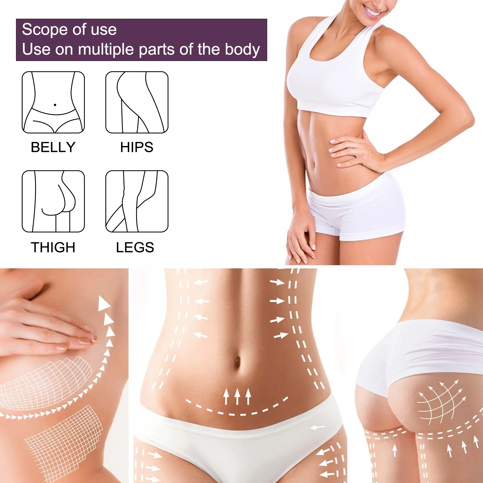 EELHOE Slimming Patches Body Sculpting Belly Stickers Fat Burning Weight Loss Body Firming Waist Thin Arm Slim Navel Patch 30pcs