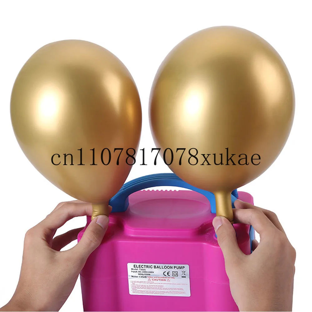

High Voltage Balloon Inflator Double Hole Air Compressor Electric Balloon Inflator Pump Air Blower Balloon Pump