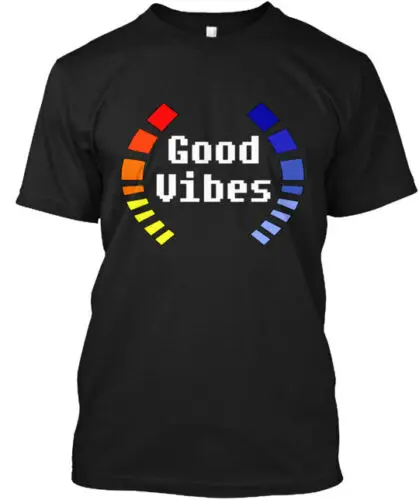 Good Vibes Men's T-Shirt Made in the USA Size S to 5XL