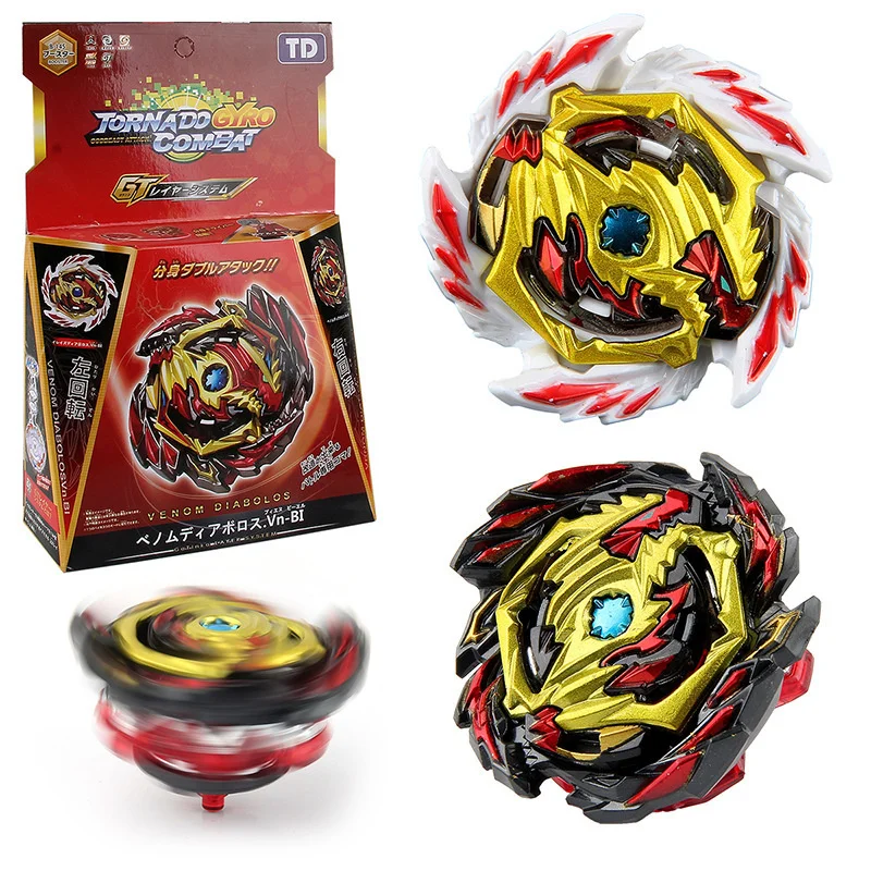 Burst Booster B-145 DX Starter Venom Diaboros.Vn.Bl With Ripcord Launcher Set Spinning Top Gyro Kids Toys For Children