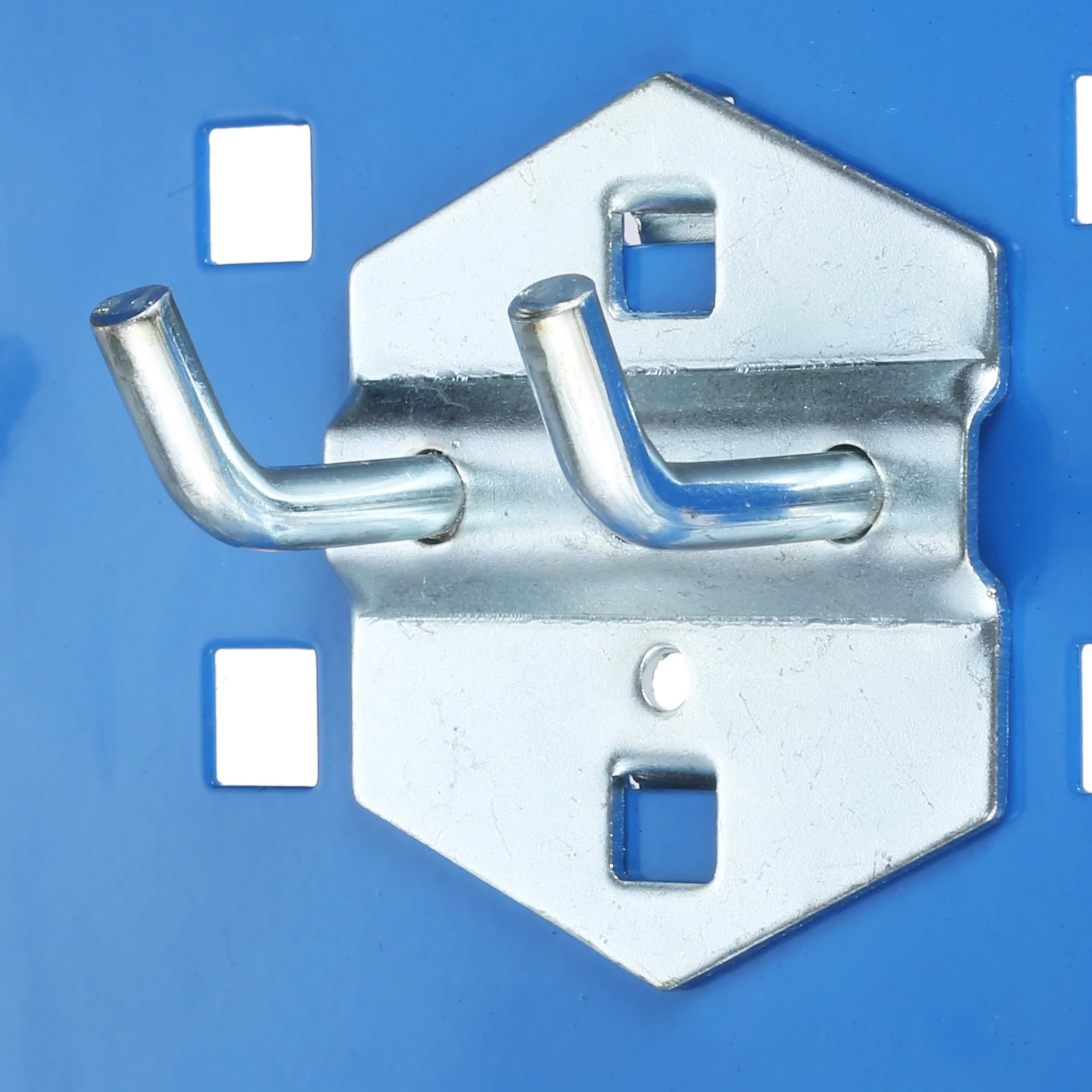1pc Wall Mounted Hole Board Hook Steel Pendant 2 heads Hammer/Pliers Angled Hanger Hanging Tool 25/50/75mm Storage Rack Plate