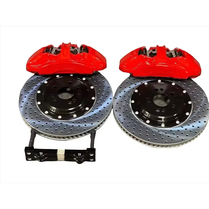 New GT350 Auto Car 6 Pot Big Brake Kits Full Set Disc Pads Calipers