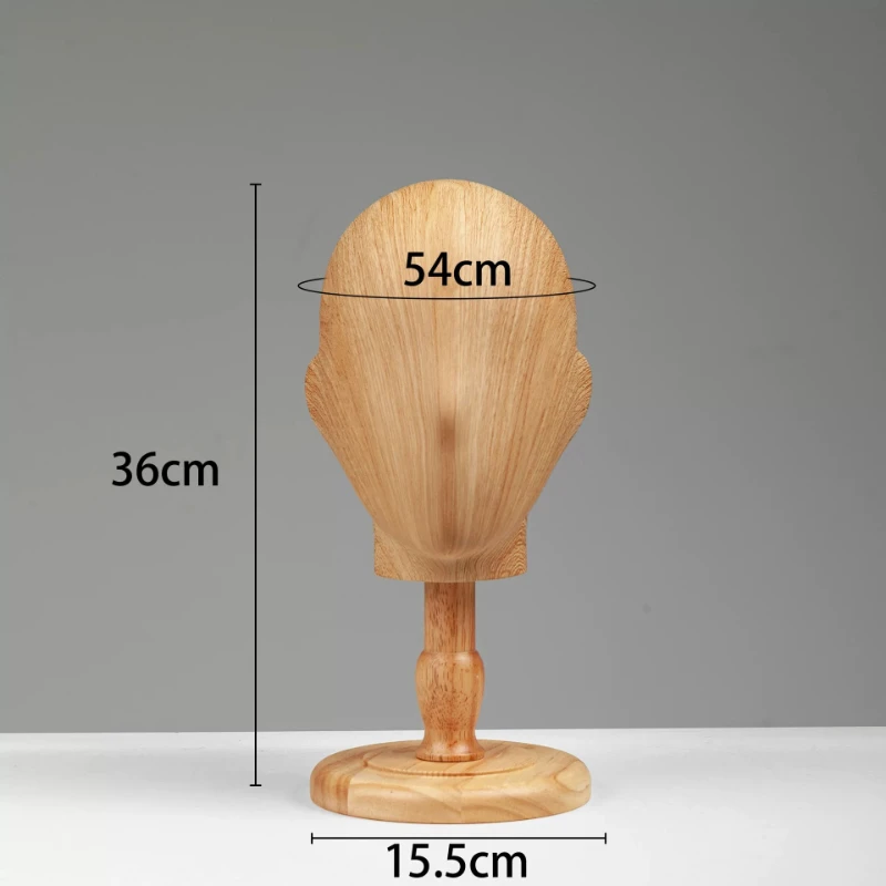 Bedroom Shelf Headmodel Glasses Hat Wig Shelf Display,Light Wood Grain Desktop  Storage Rack Accessory,Props