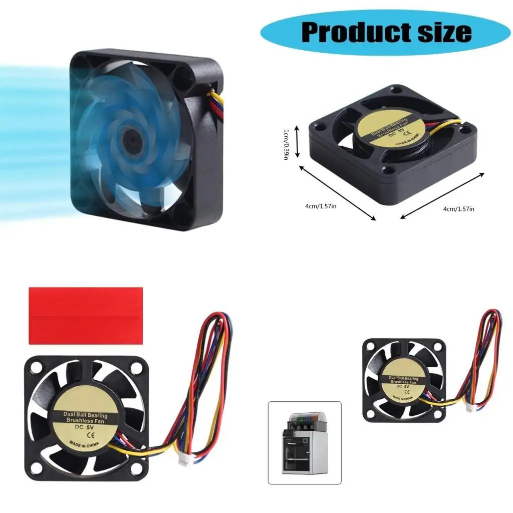 

652F 4010 DC5V Printer Fean 4000RPM для -печати охлаждение маниар