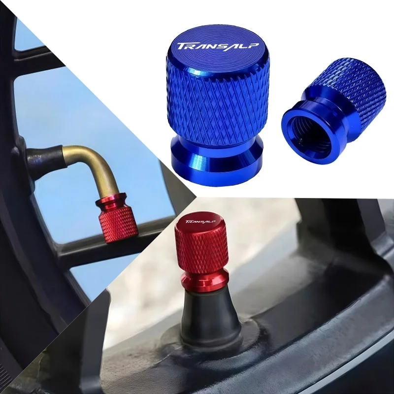 For HONDA TRANSALP 600 650 700 XLV Transalp Motorcycle aluminum alloy accessories, tire valve cover accessories