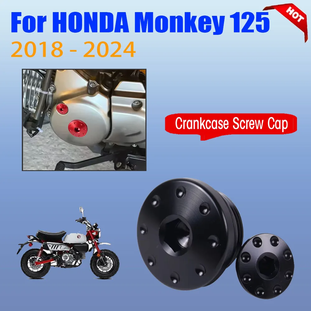 Motorcycle Accessories Engine Timing Plug Hole Cover Crankcase Screw Cap For HONDA Monkey 125 2018-2024 MSX125 GROM 2013-2024