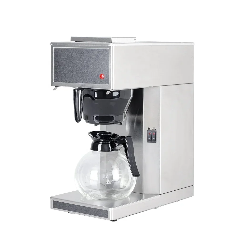 Factory Fully Automatic Dual Drip Coffee Maker Machine With Auto Keep Warm Function Smart Anti-drip System