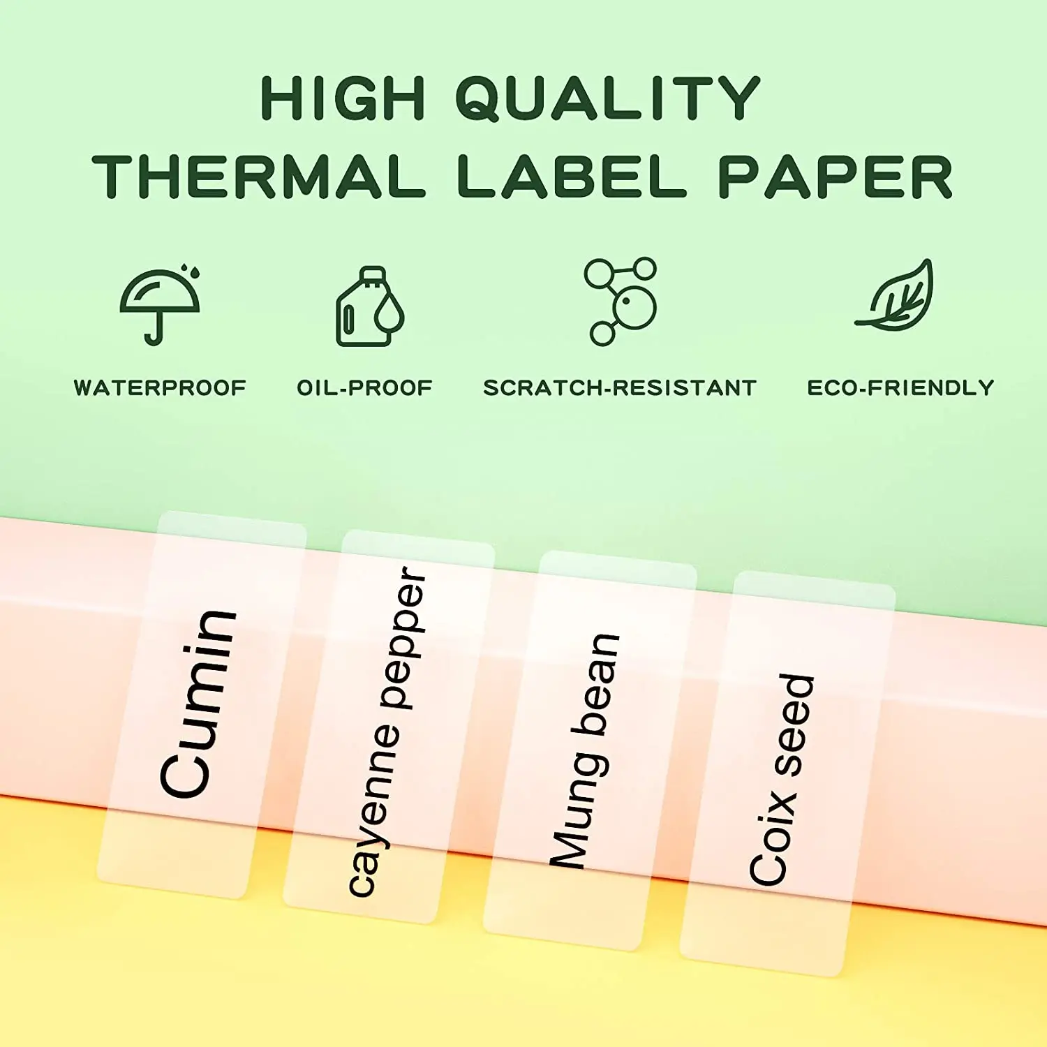 Niimbot D11 D101 Label Printing Paper Transparent Waterproof Name Sticker Self-adhesive Sticker Kindergarten Book Pencil Textboo